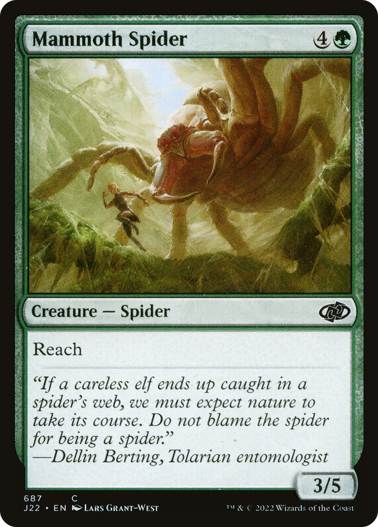 Araignée mammouth [Jumpstart 2022] 