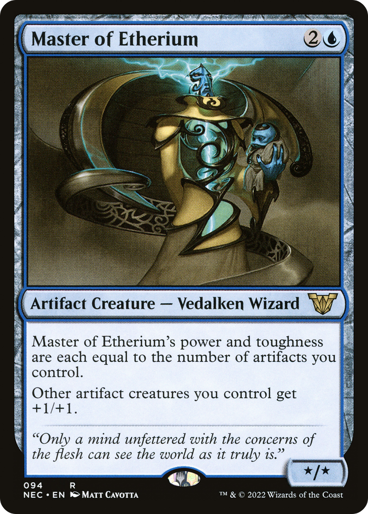 Maître de l'Etherium [Kamigawa : commandant de la dynastie Neon] 