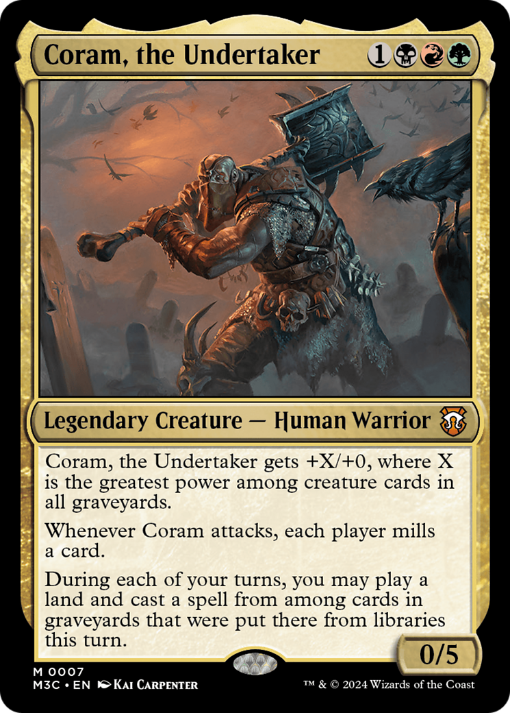 Coram, l'Undertaker [Commandant de Modern Horizons 3] 