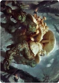 Carte d'art Swarm Shambler [Série d'art Zendikar Rising] 