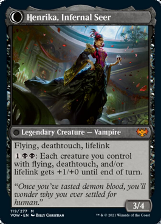 Henrika Domnathi (VOW-119) - Innistrad: Crimson Vow: (Double Faced Transform)