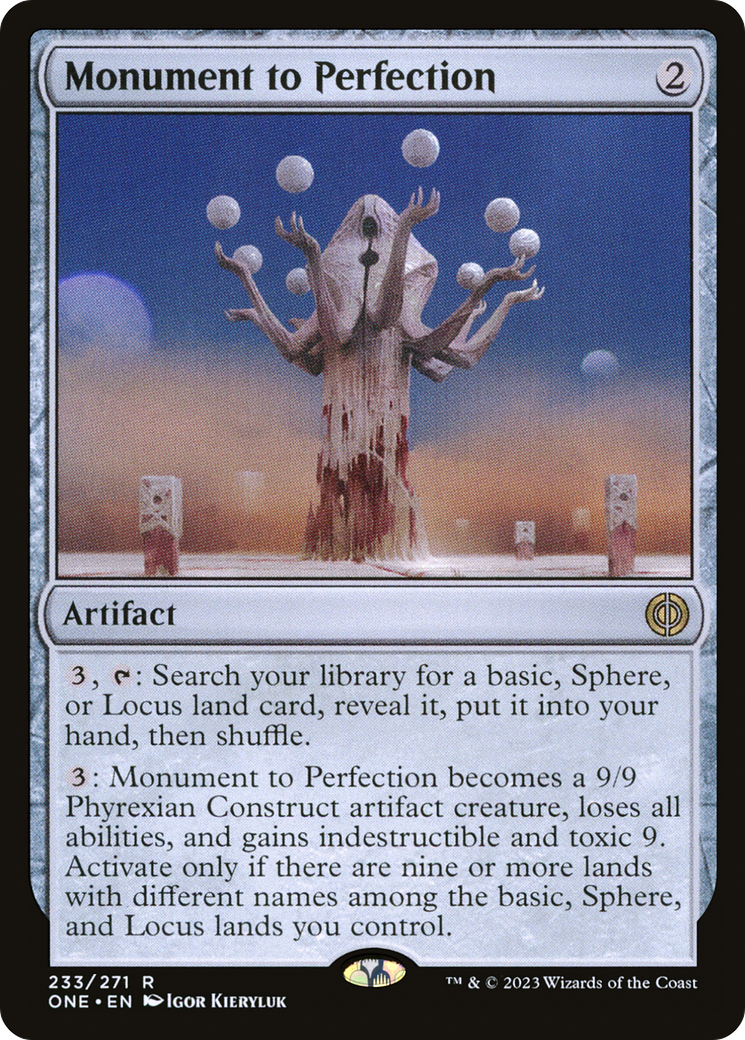 Monument à la perfection [Phyrexia : Tous seront un] 