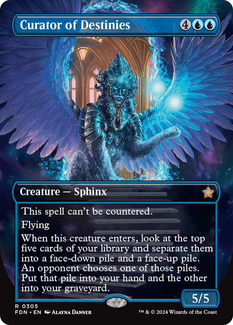 Curator of Destinies (Borderless) (FDN-305) - Foundations (Borderless)