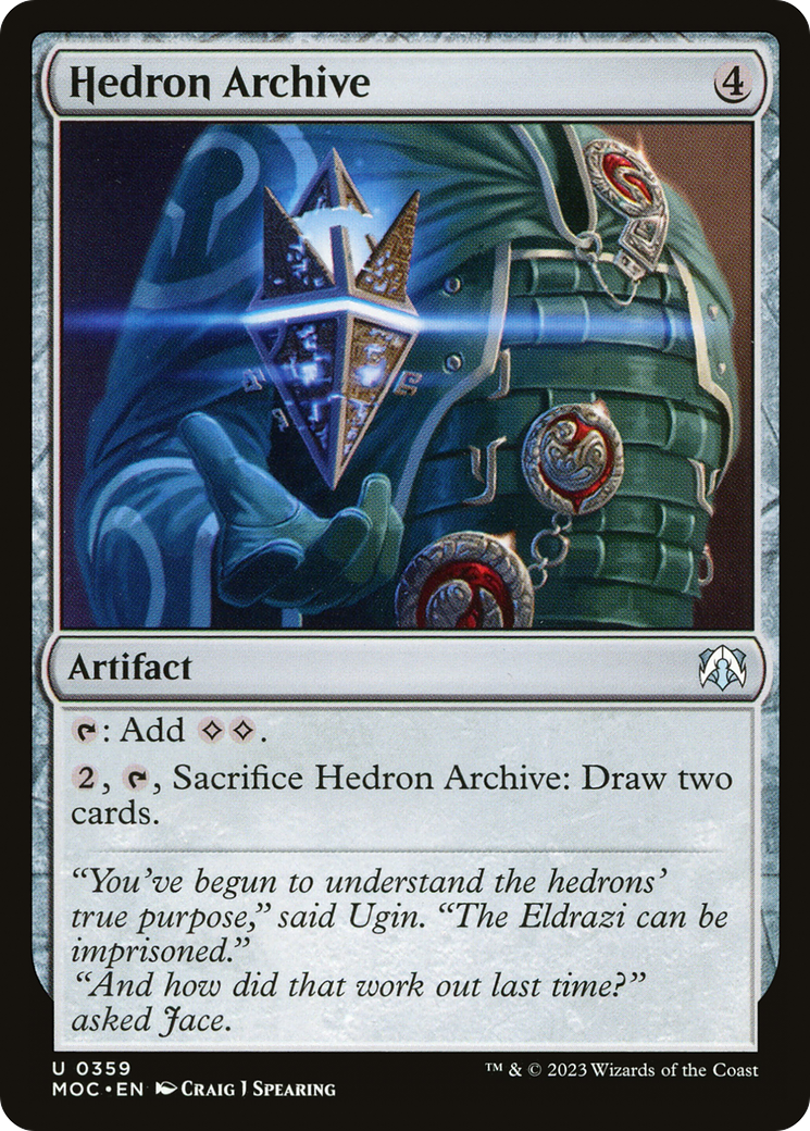 Archives Hedron [Marche du commandant de la machine] 