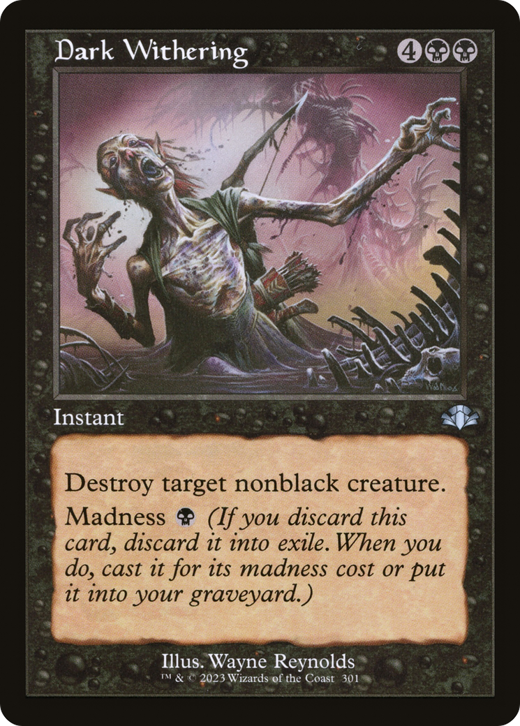 Dark Withering (Rétro) [Dominaria Remastered] 