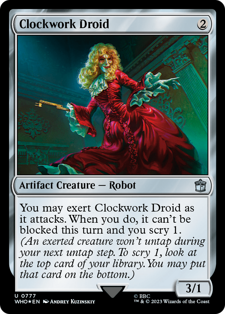 Droïde mécanique (Surge Foil) [Doctor Who] 