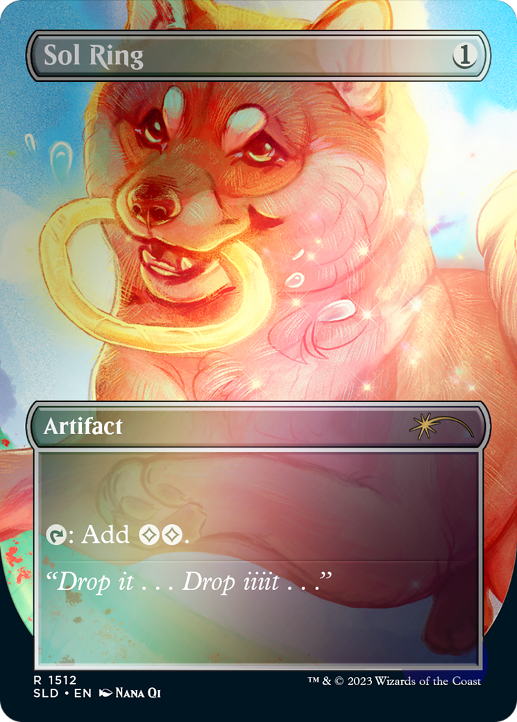 Sol Ring (1512) // Sol Ring [Secret Lair Commander Deck : Il pleut des chats et des chiens] 
