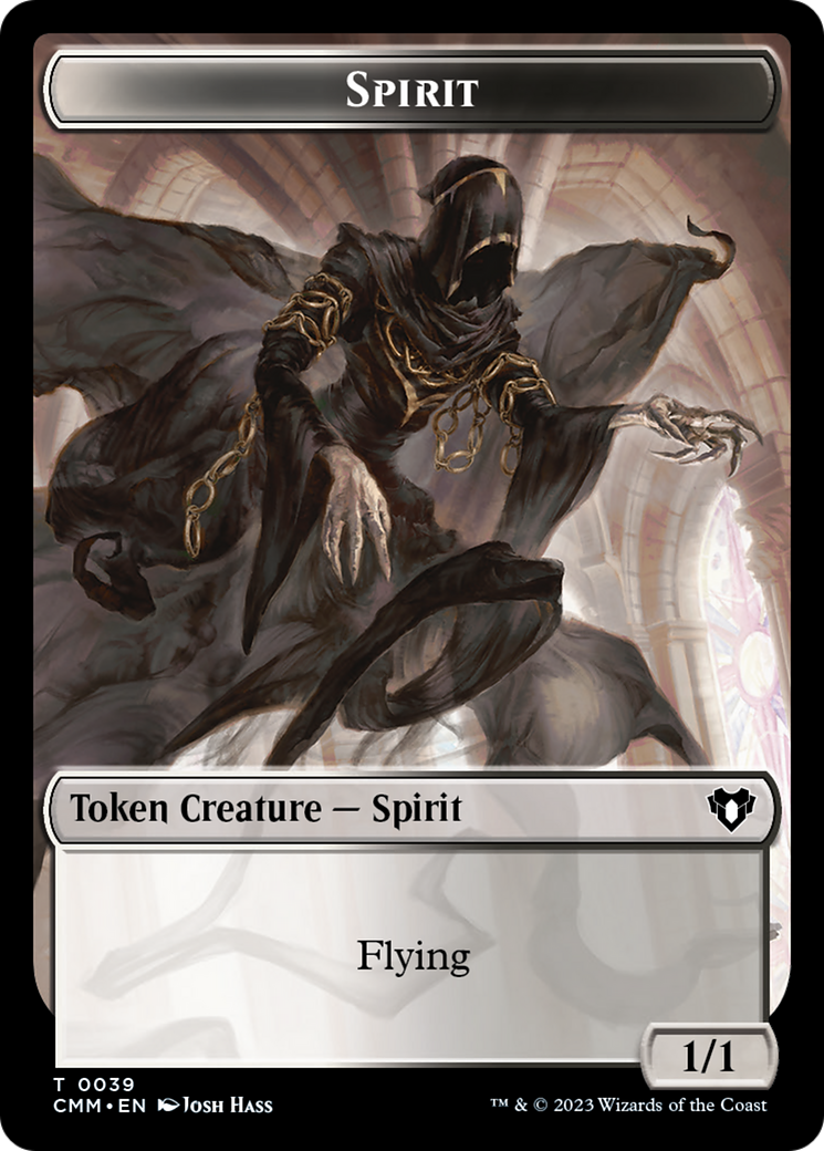 Esprit // Jeton double face Eldrazi Scion [Jetons Commander Masters] 