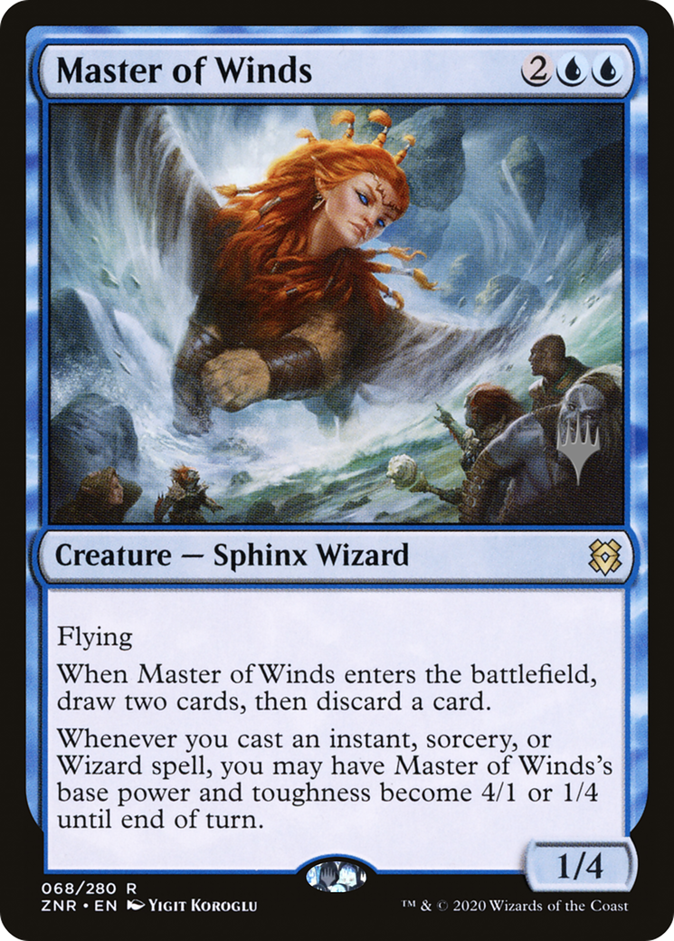 Maître des vents (Pack promotionnel) [Promos Zendikar Rising] 