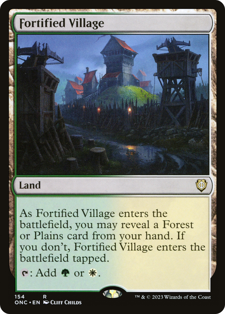 Village fortifié [Phyrexia : Tous seront un seul commandant] 