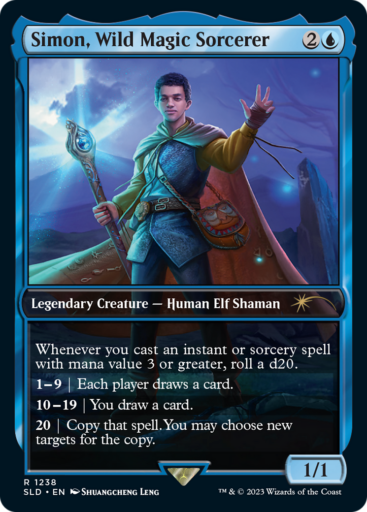 Simon, sorcier de la magie sauvage [Série Secret Lair Drop] 