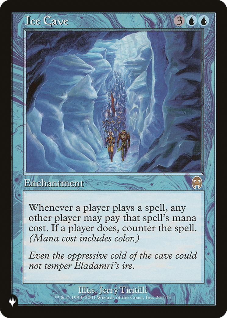 Grotte de glace [La liste] 