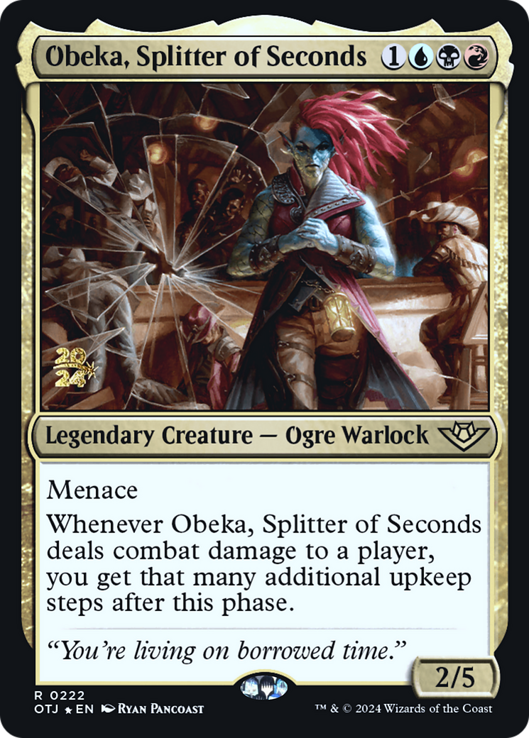 Obeka, Splitter of Seconds [Promotions avant-première des Hors-la-loi de Thunder Junction] 