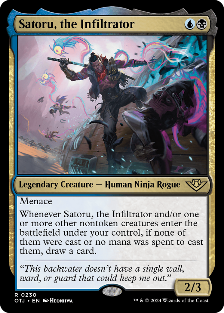 Satoru, l'Infiltrateur [Hors la loi de Thunder Junction] 