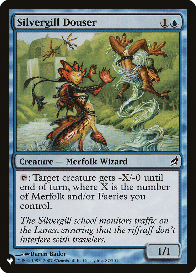 Silvergill Douser (LIST-LRW-87) - The List