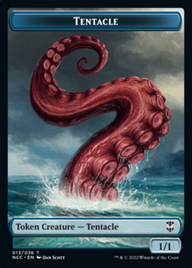Tentacule // Jeton double face indice [Jetons de commandant des rues de New Capenna] 