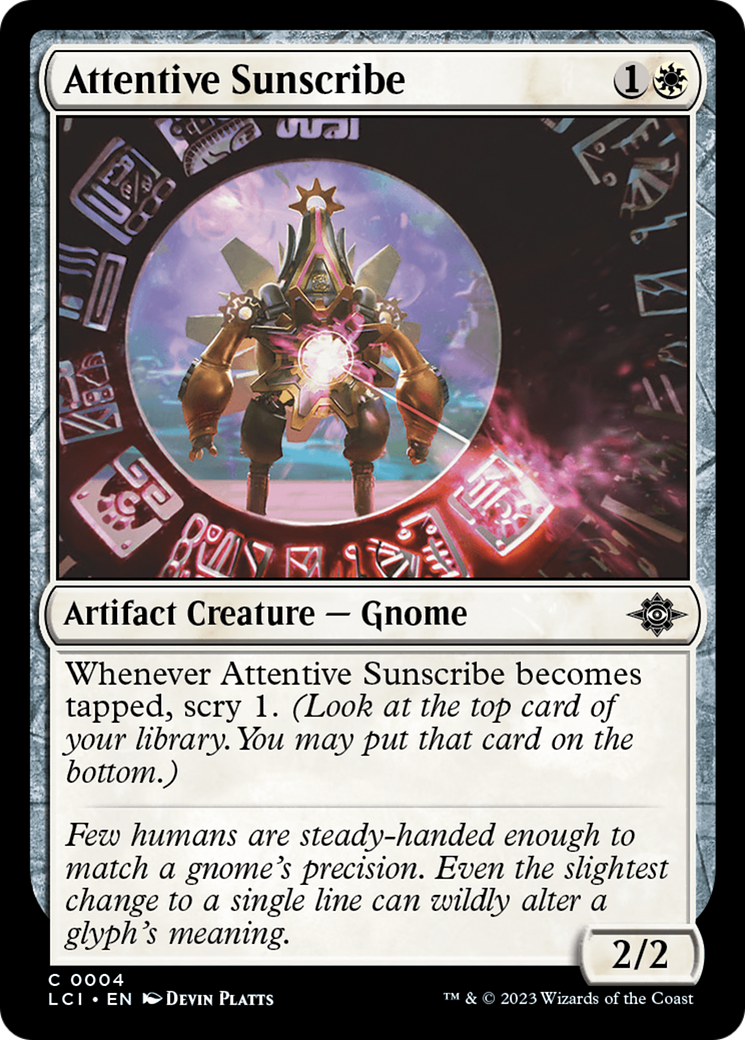Sunscribe attentif [Les cavernes perdues d'Ixalan] 