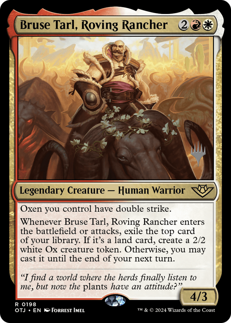 Bruse Tarl, Roving Rancher (Pack promotionnel) [Promotions des hors-la-loi de Thunder Junction] 