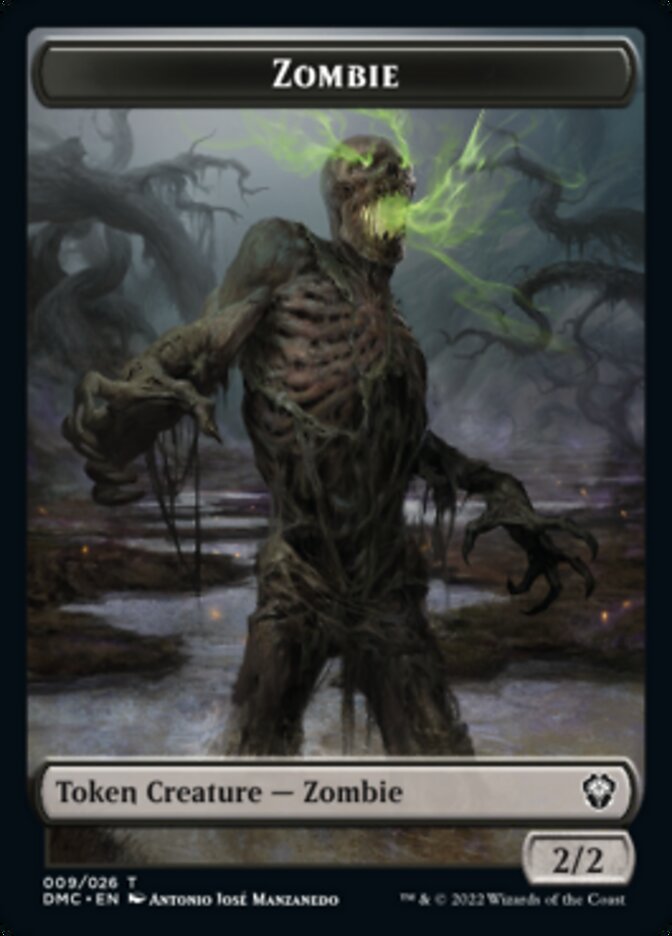 Soldat // Jeton double face zombie [Dominaria United Tokens] 