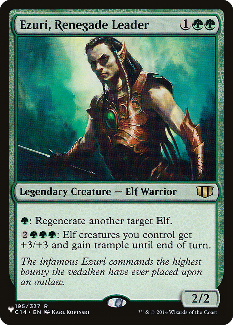 Ezuri, chef renégat [La liste] 