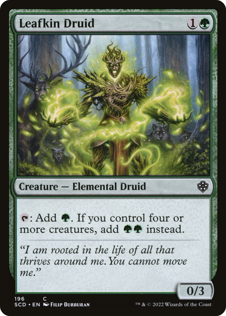 Druide Leafkin [Decks de commande de démarrage] 