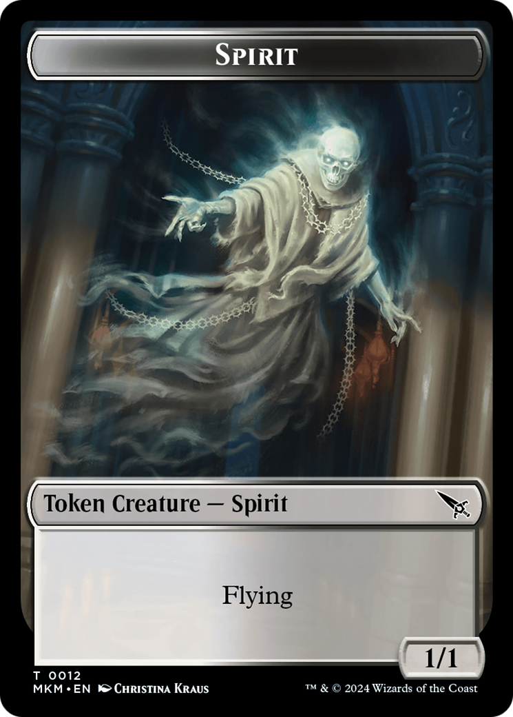 Mécanoptère (0020) // Jeton spirituel double face [Meurtres à Karlov Manor Tokens] 