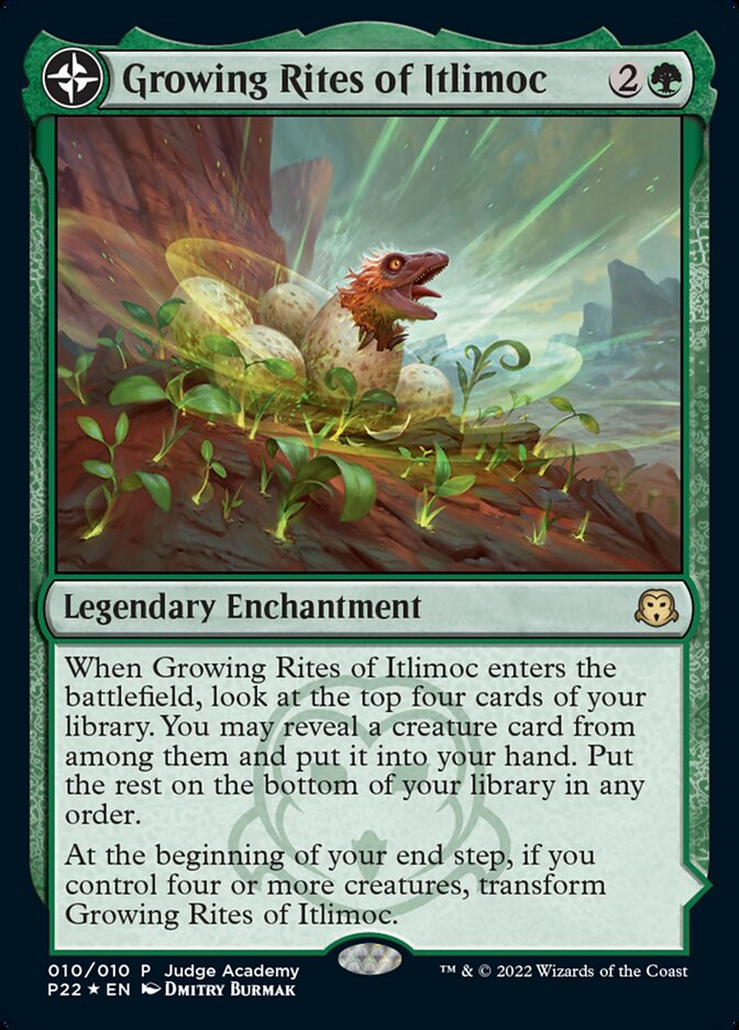Growing Rites of Itlimoc (JDG-010) - Judge Gift Cards 2022: (compasslanddfc) Foil