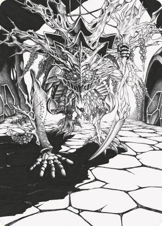 Thrun, Breaker of Silence Art Card [Phyrexia : All Will Be One Art Series] 