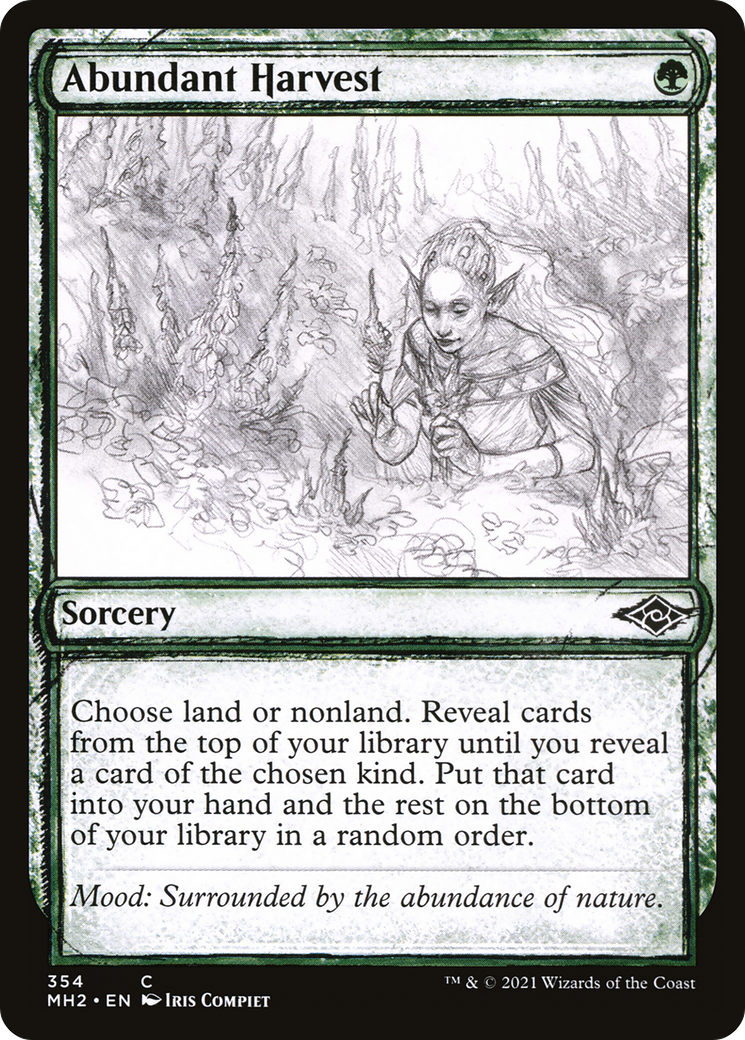 Récolte abondante (croquis) [Modern Horizons 2] 