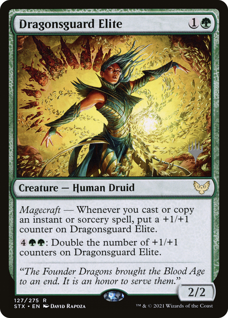 Dragonsguard Elite (Pack Promo) [Strixhaven : Promos de l'École des Mages] 