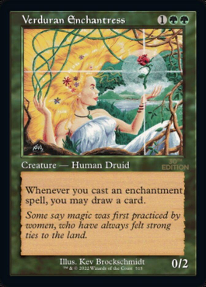 Verduran Enchantress (Rétro) [Édition 30e anniversaire] 