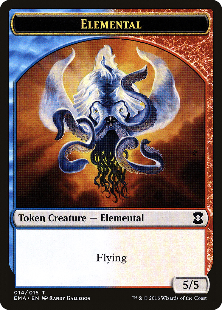 Elemental Token (014) (EMA-014) - Eternal Masters Tokens
