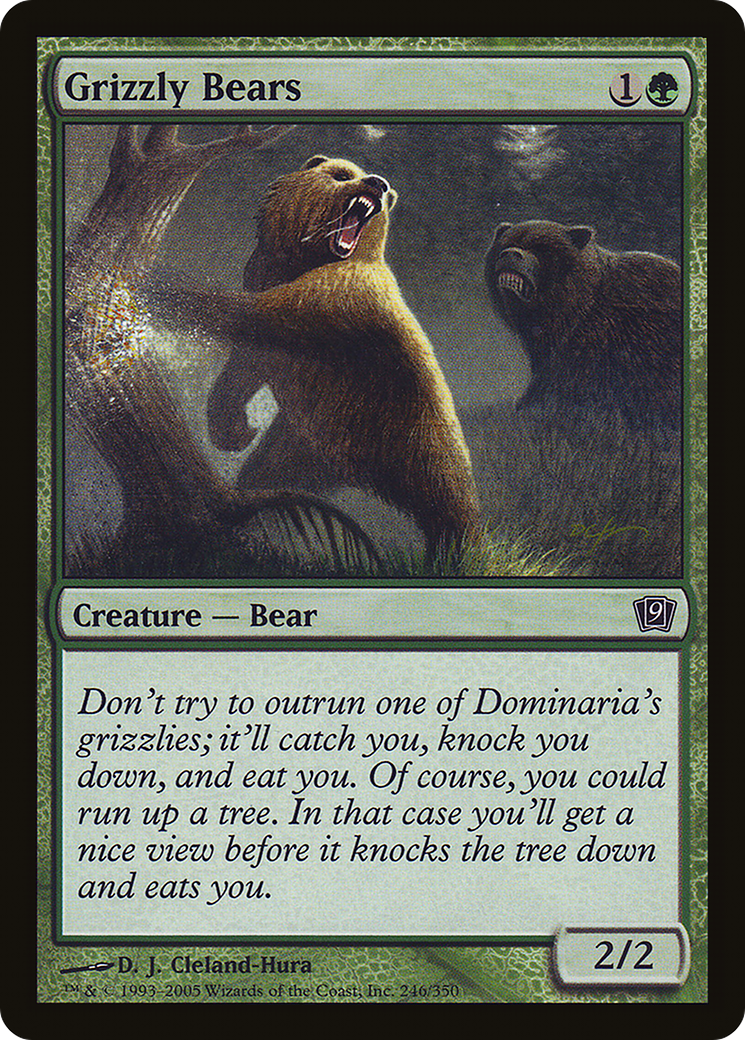 Grizzly Bears (9ED-246★) - 9th Edition