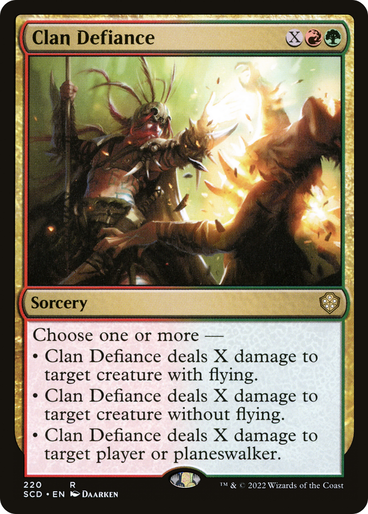 Clan Defiance [Decks de commandant de démarrage] 