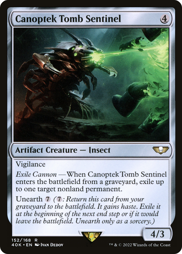 Sentinelle du tombeau Canoptek [Warhammer 40,000] 