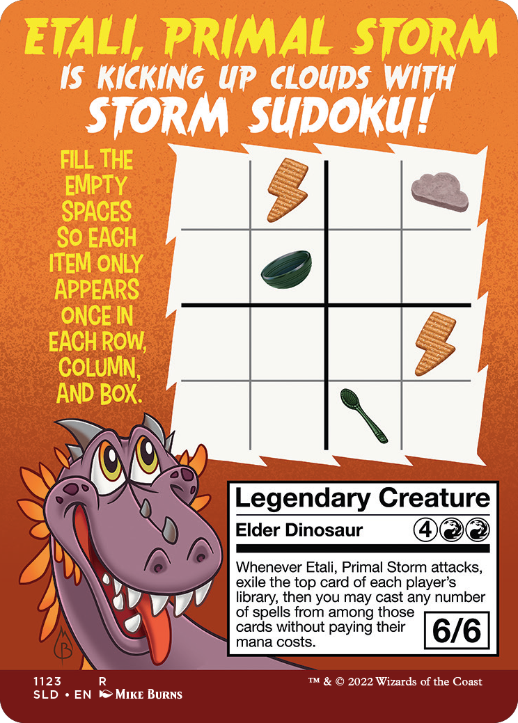 Etali, Primal Storm (Borderless) [Série Secret Lair Drop] 