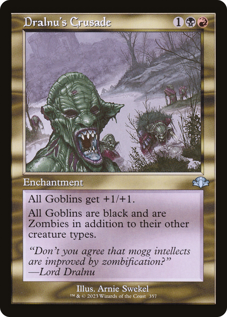 La Croisade de Dralnu (Rétro) [Dominaria Remastered] 