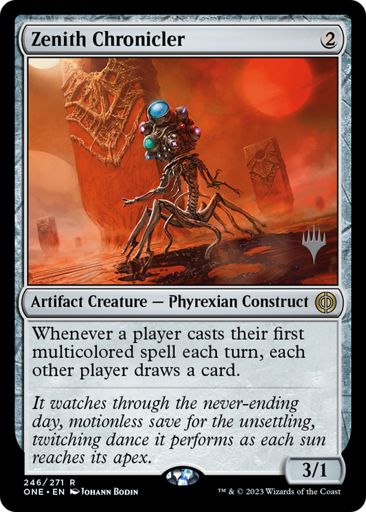 Zenith Chronicler (Pack promotionnel) [Phyrexia : All Will Be One Promos] 