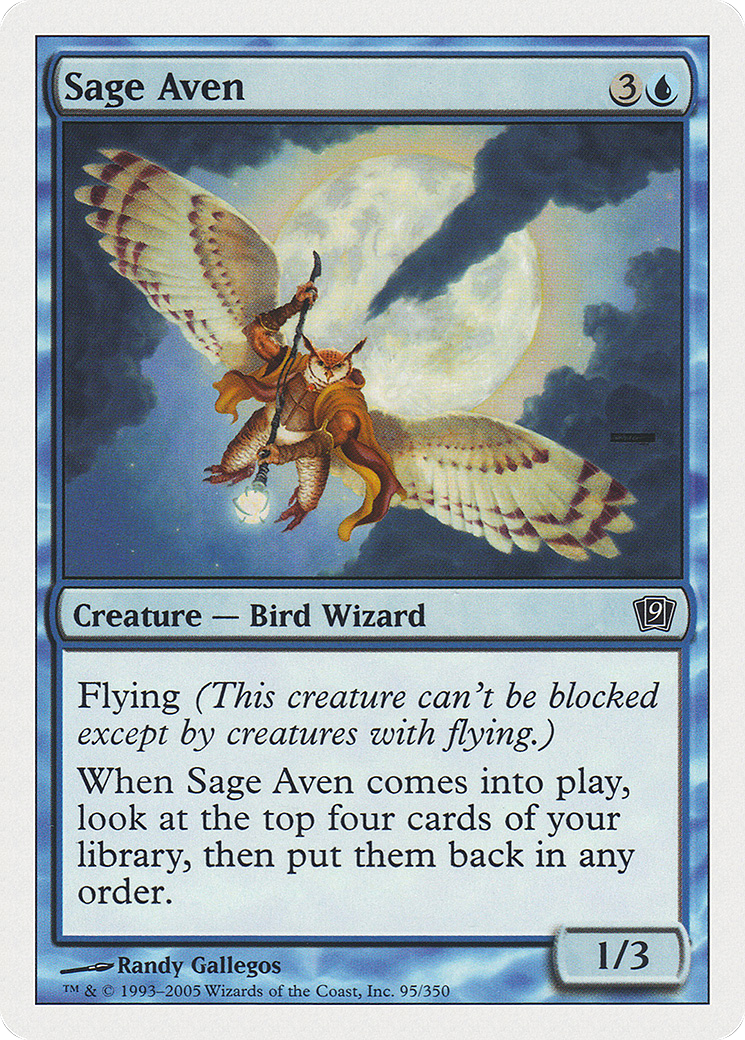 Sage Aven (9ED-095) - 9th Edition Foil