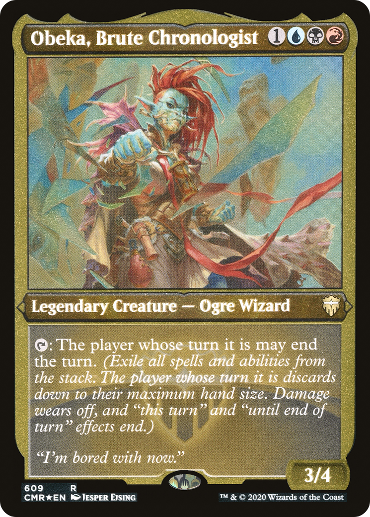 Obeka, Chronologiste Brute (Gravé) [Commander Legends] 