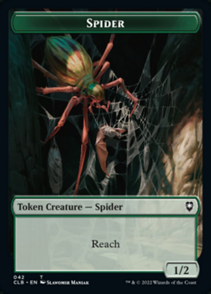 Araignée // Jeton double face d'insecte [Commander Legends : Battle for Baldur's Gate Tokens] 