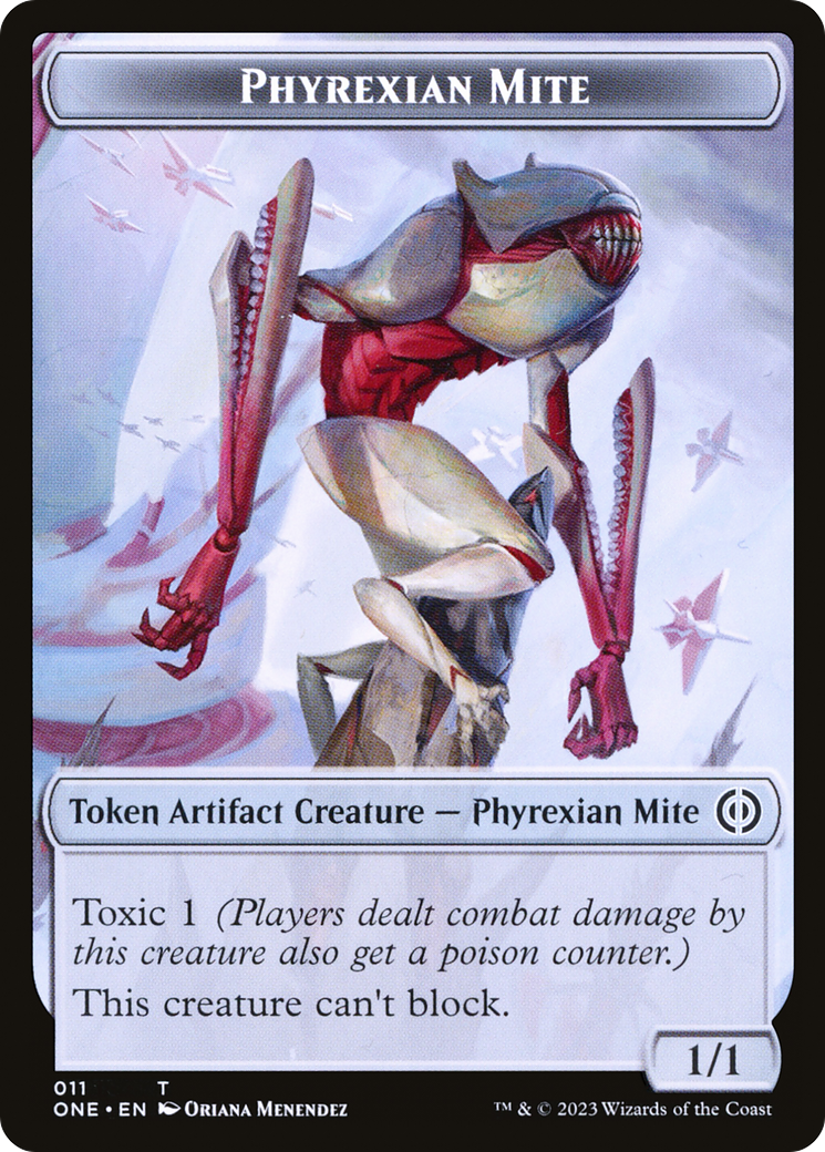 Jeton d'acarien Phyrexian (011) [Phyrexia : tous seront un jeton] 