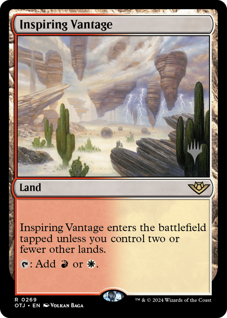 Inspiring Vantage (Pack promotionnel) [Promotions des hors-la-loi de Thunder Junction] 