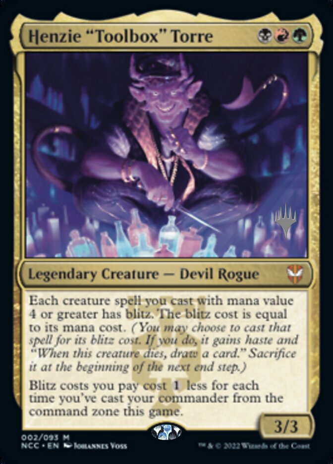 Henzie "Toolbox" Torre (Pack promotionnel) [Streets of New Capenna Commander Promos] 