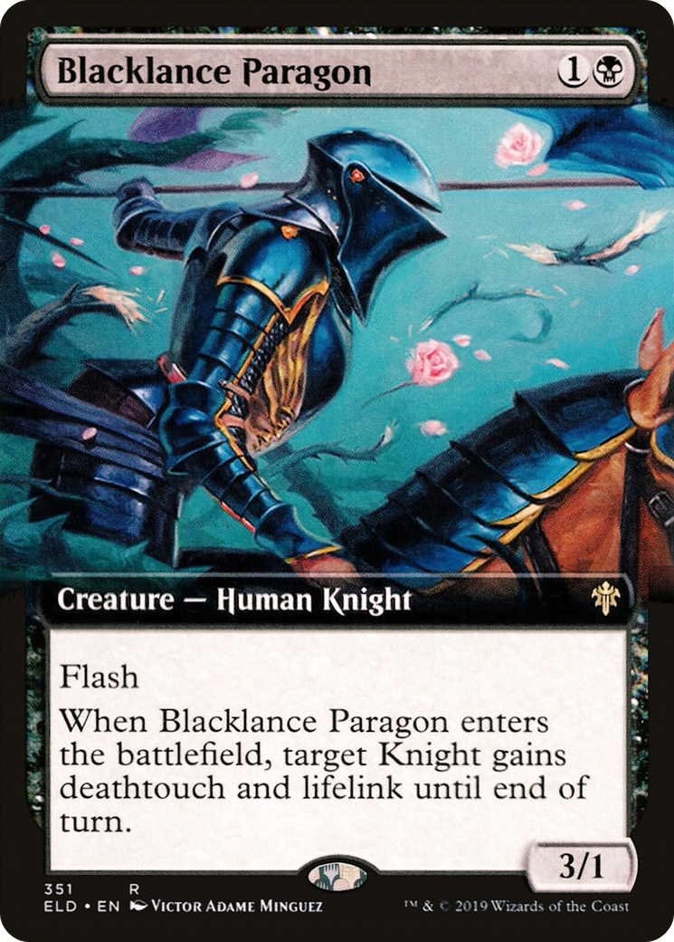 Parangon de Lancenoire (Art étendu) [Trône d'Eldraine] 