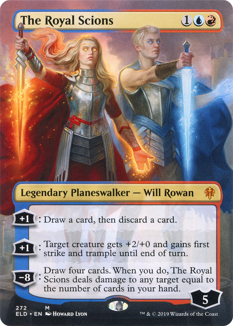 The Royal Scions (Borderless) (ELD-272) - Throne of Eldraine (Borderless)