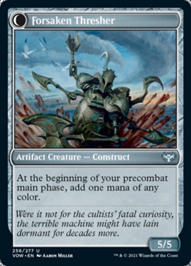 Foreboding Statue (VOW-256) - Innistrad: Crimson Vow: (Double Faced Transform)
