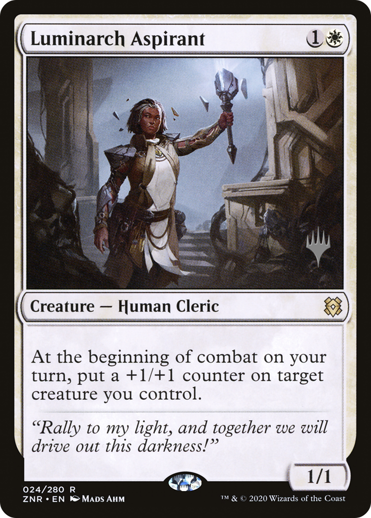 Aspirant Luminarch (Pack promotionnel) [Promos Zendikar Rising] 