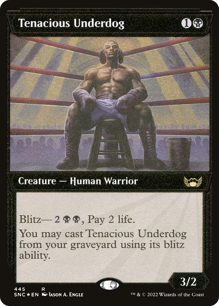 Tenacious Underdog (Vitrine Art Déco Foil Etched) [Rues de New Capenna] 