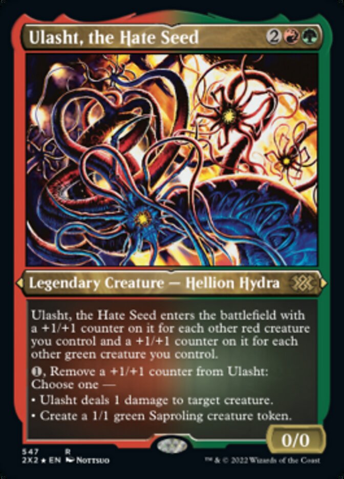 Ulasht, la graine de la haine (Foil Etched) [Double Masters 2022] 